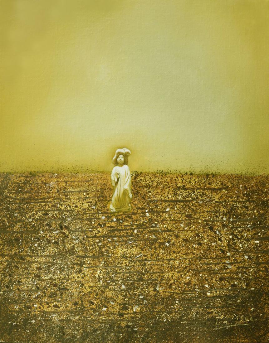 《孤独--大唐姿态》 油画 布面油画 40cmx50cm 2015年
