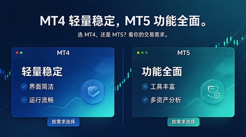 MT4和MT5哪一个更适合用来炒伦敦金