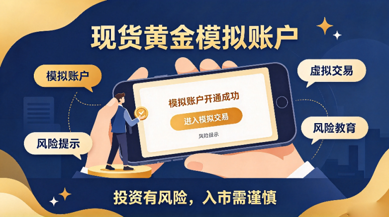 ​现货黄金模拟账户怎么申请？新手练习方法