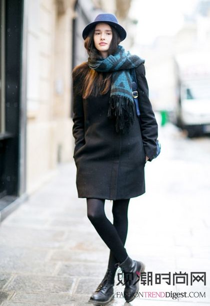 花式围巾为你的搭配点睛