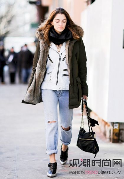 花式围巾为你的搭配点睛