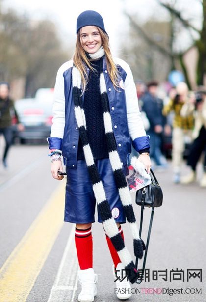 花式围巾为你的搭配点睛