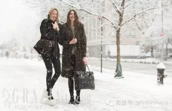 雨雪天，这样穿的女孩才是真的赢了！