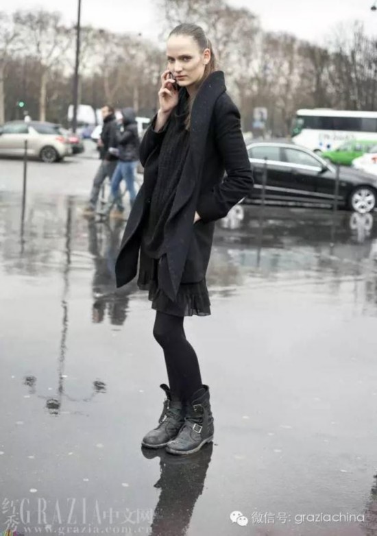 雨雪天，这样穿的女孩才是真的赢了！