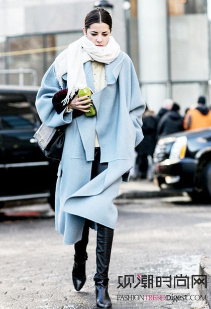 花式围巾为你的搭配点睛