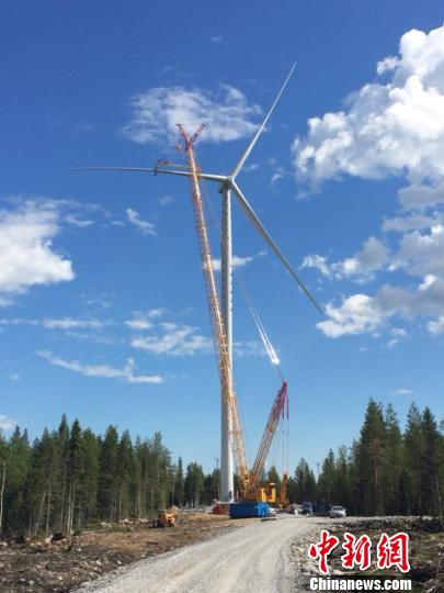 中广核收购瑞典北极风电项目 中广核供图 摄