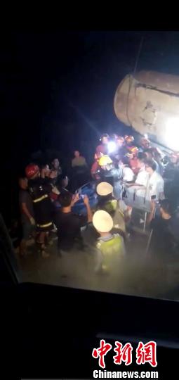 图为事故救援现场。通讯员供图